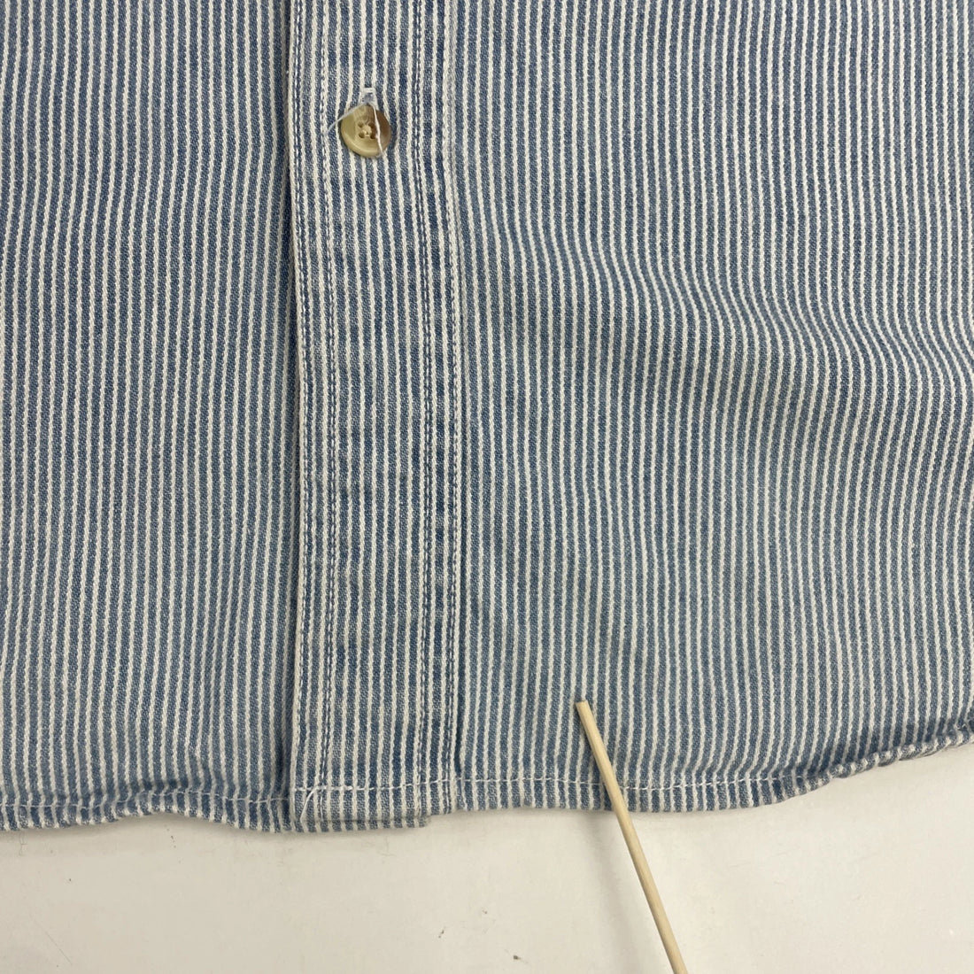 Vintage Looney Tunes Warner Bros Button Up Shirt Size Medium Striped