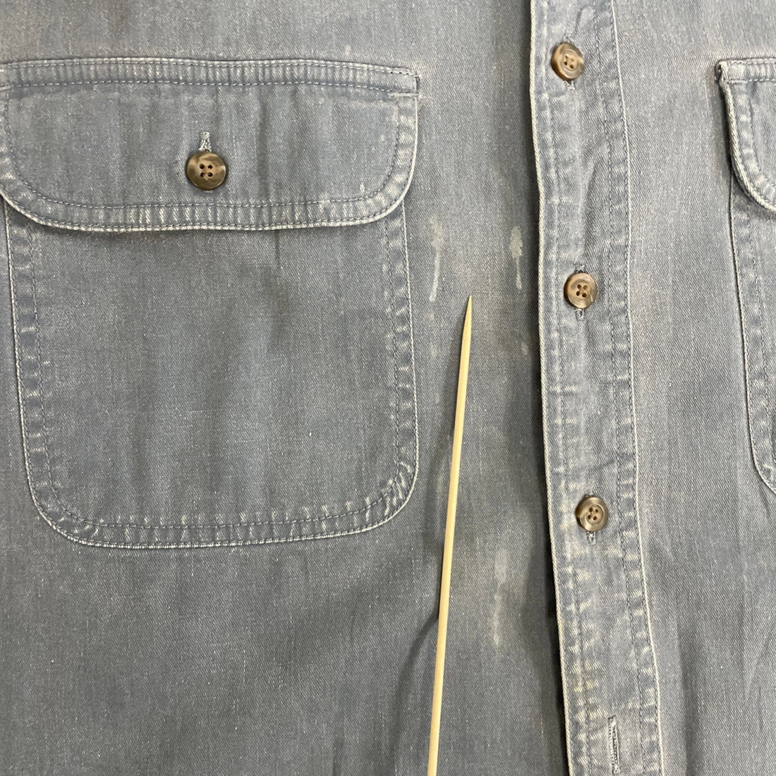 L.L. Bean Button Up Shirt Size Medium Blue