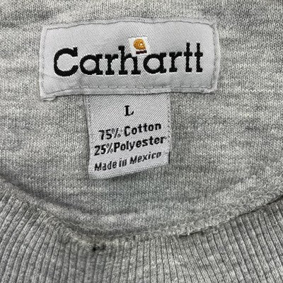 Vintage Carhartt Crewneck Sweatshirt Size Large Gray