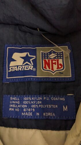 Vintage Dallas Cowboys Starter Puffer Jacket Size Medium NFL