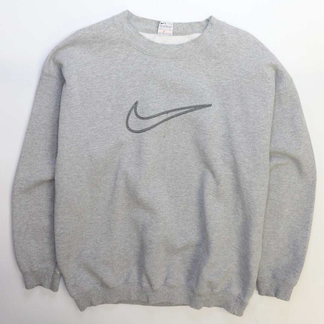 Vintage Nike Swoosh Crewneck Sweatshirt Size Large 90s