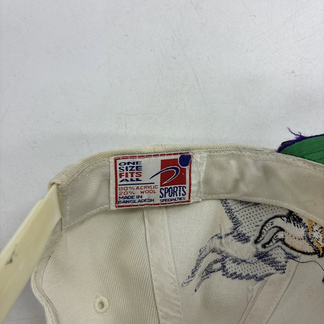 Vintage Minnesota Vikings Wool Shadow Sports Specialties Snapback Hat OSFA NFL