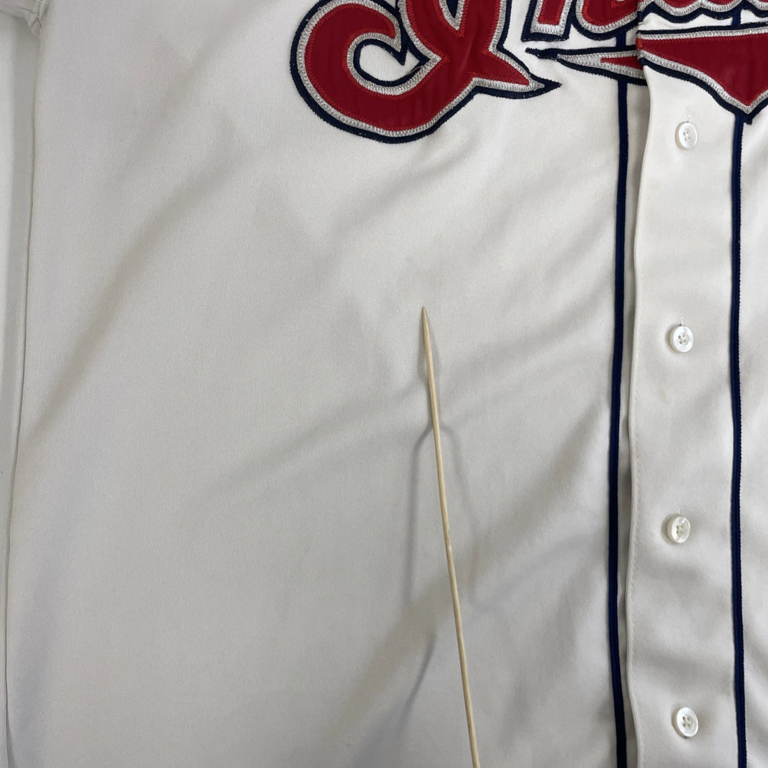 Vintage Cleveland Indians Authentic Russell Athletic Jersey Size 52 MLB