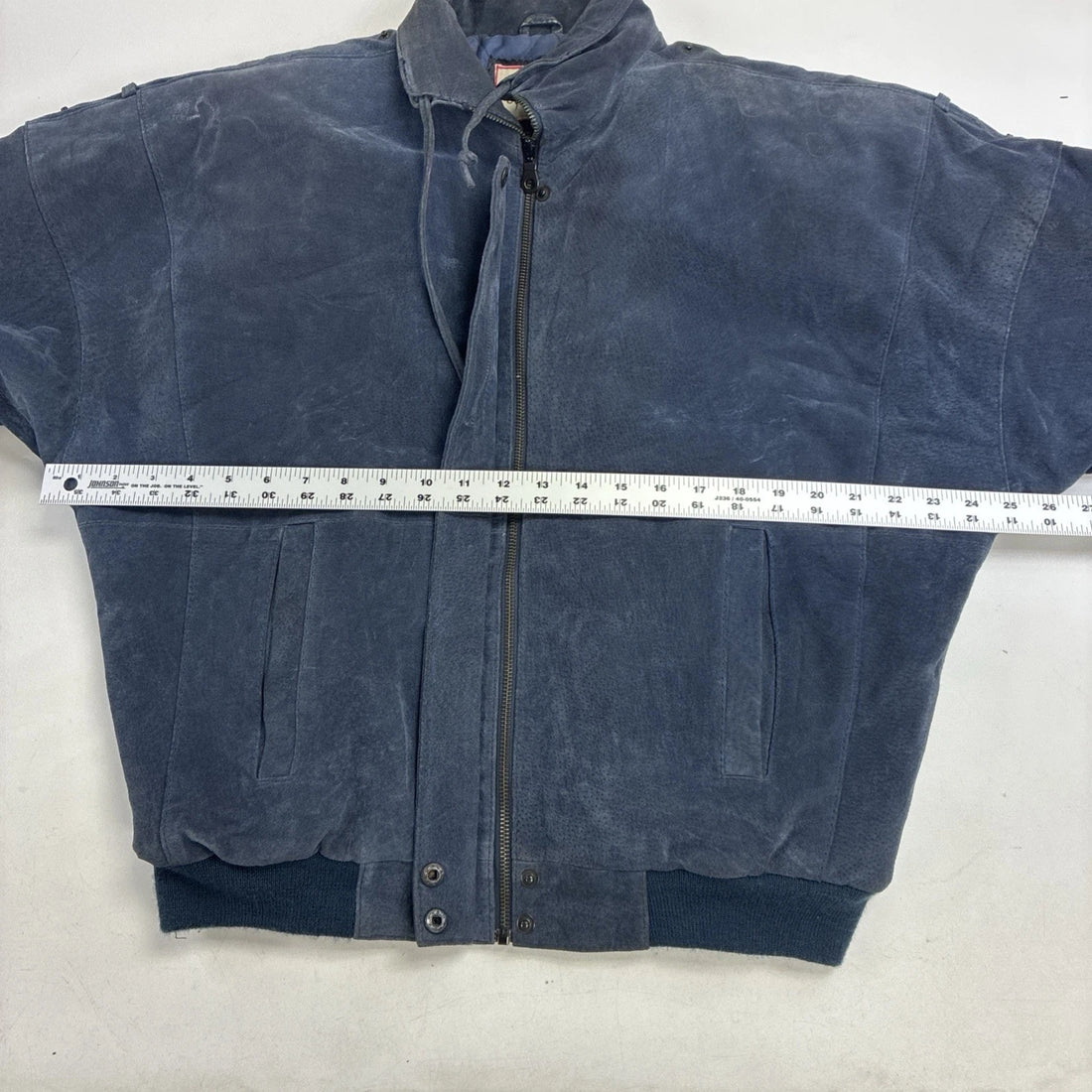Vintage Leather Suede Bomber Jacket Size Medium