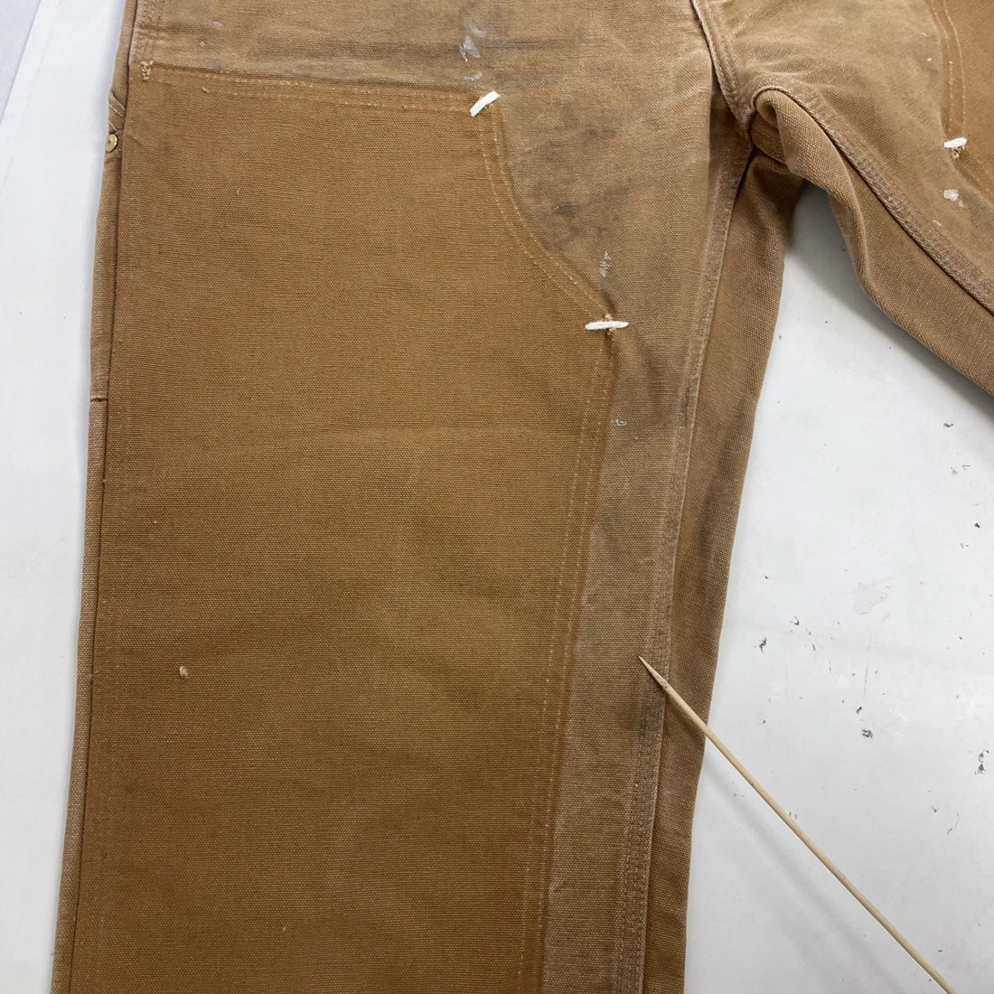 Carhartt Canvas Carpenter Work Pants 30 X 31 Brown