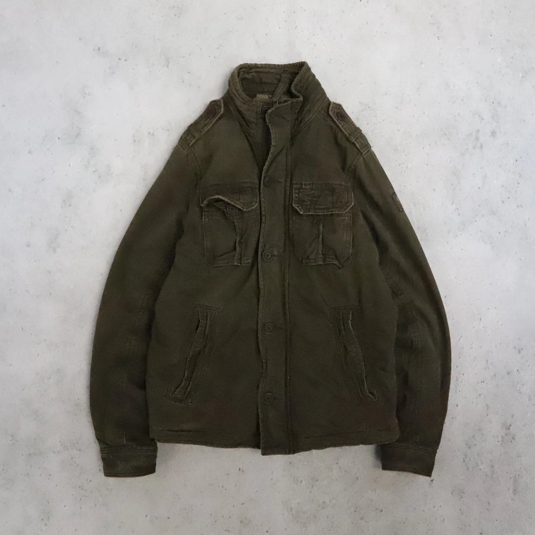 Abercrombie & Fitch Sawtooth Field Coat Jacket Size XL Vintage Y2K
