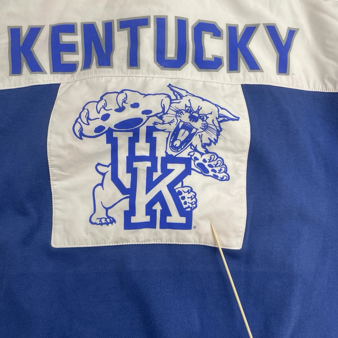 Vintage Kentucky Wildcats Collared Sweatshirt Size Large NCAA