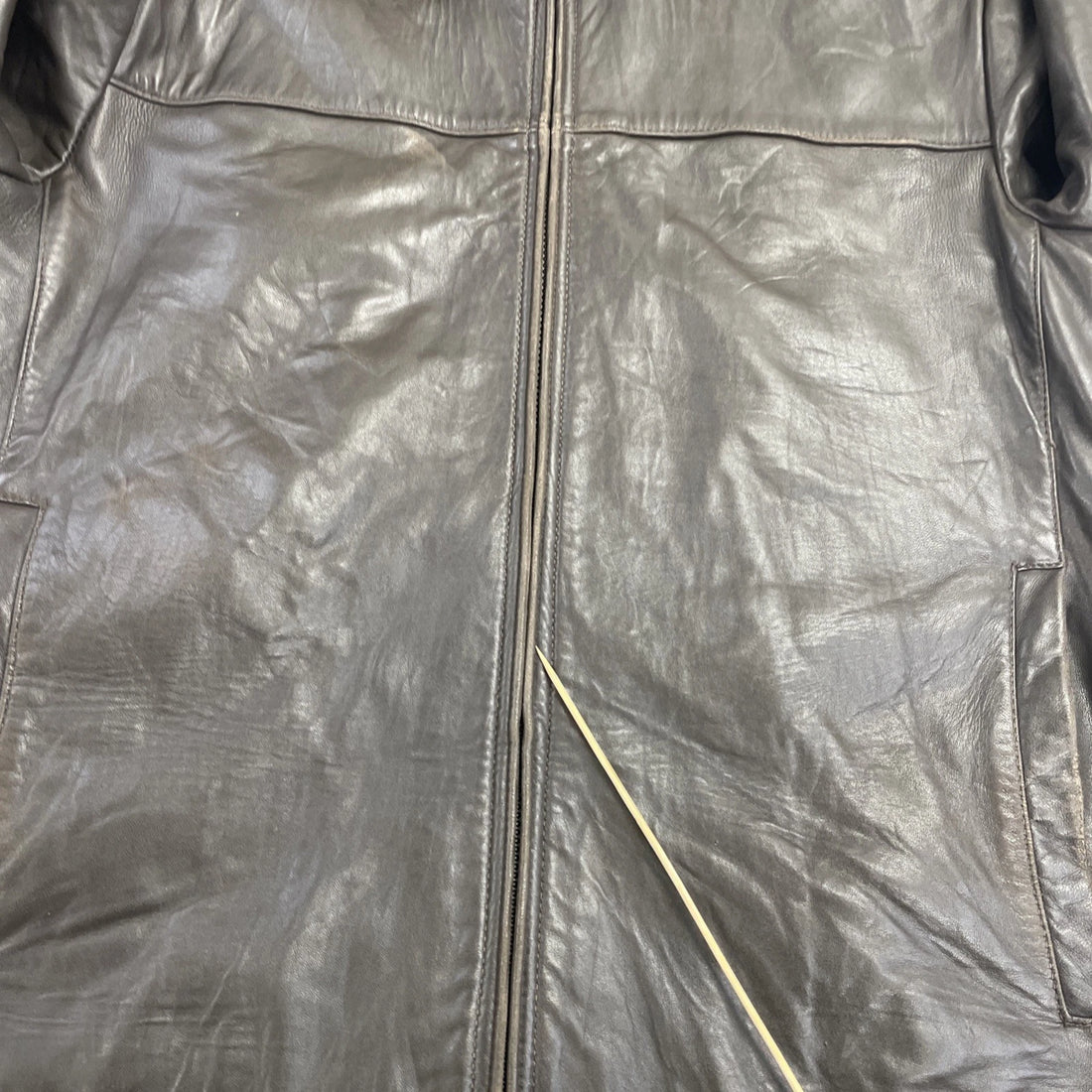 Claiborne Lambskin Leather Coat Jacket Size Large