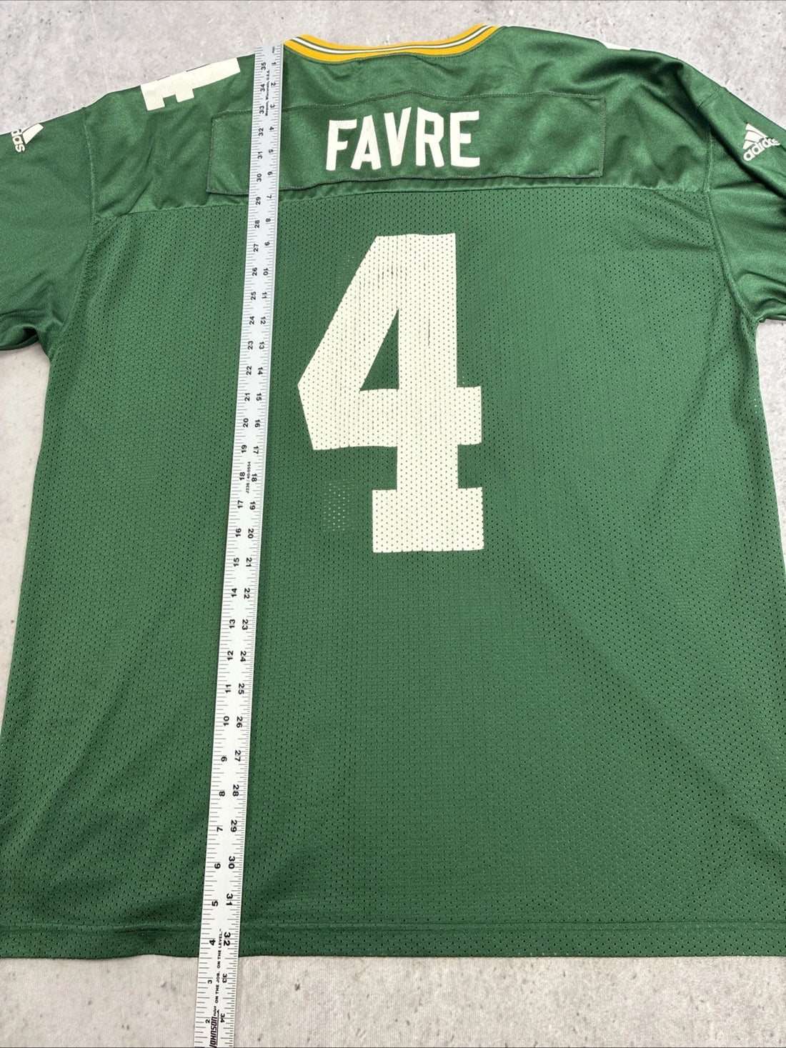 Vintage Green Bay Packers Brett Favre Adidas Jersey Size XL NFL