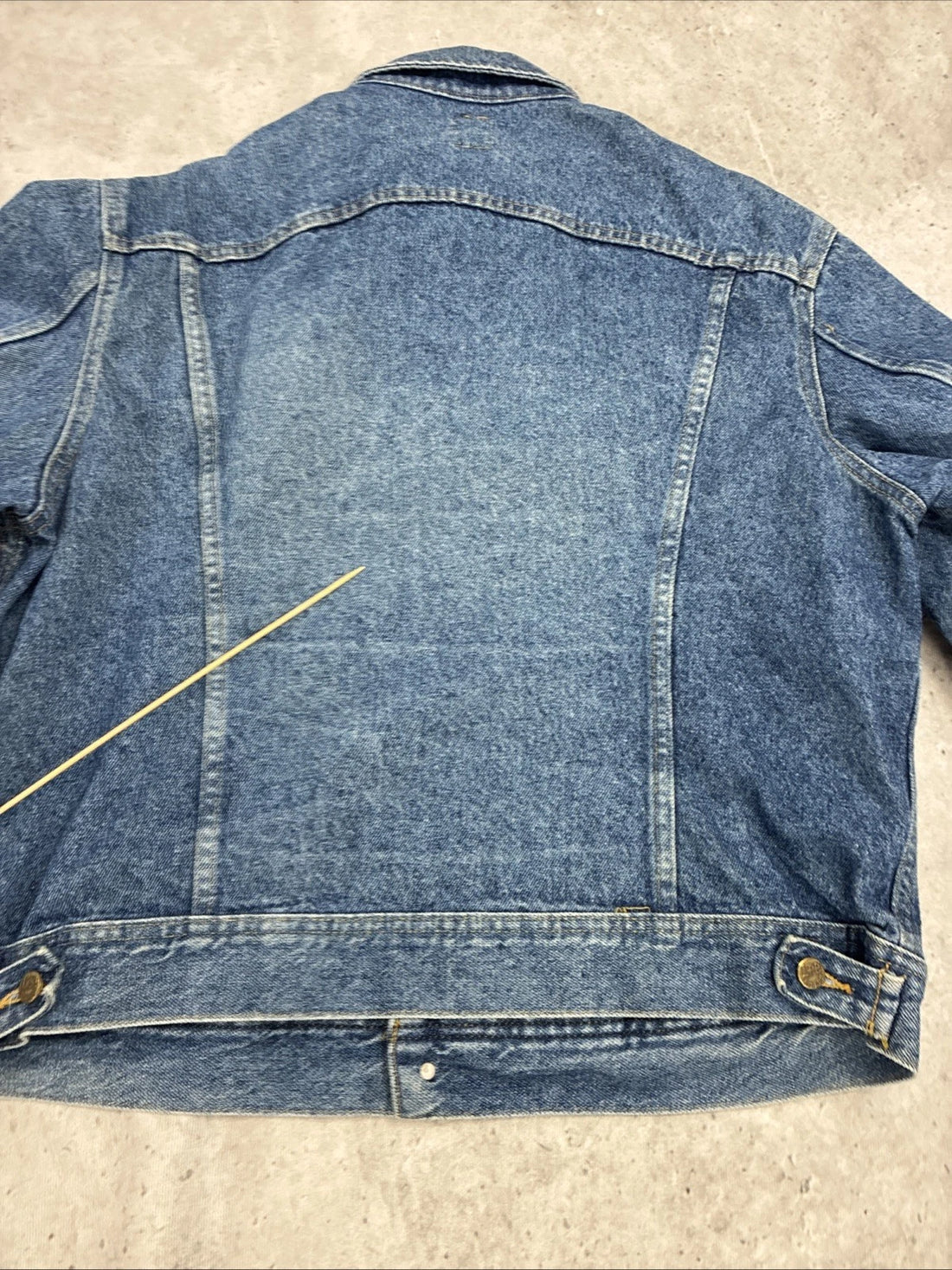 Vintage Lee Denim Jacket Size Large PATD 153438