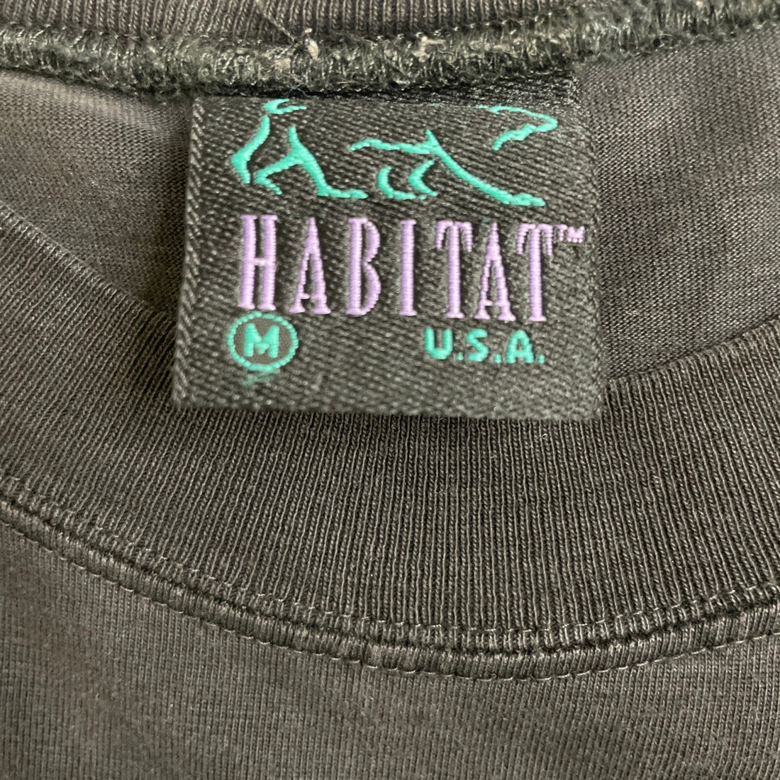 Vintage Dolphins T-Shirt Size Medium Nature Black