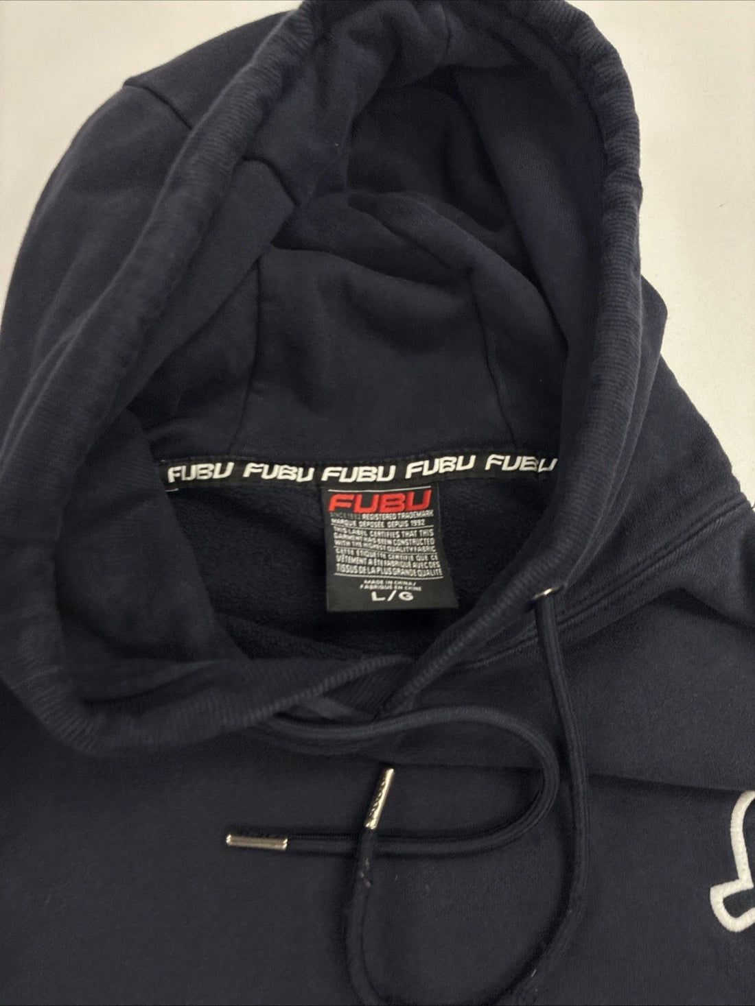 Vintage FUBU Sweatshirt Hoodie Size Large Y2K