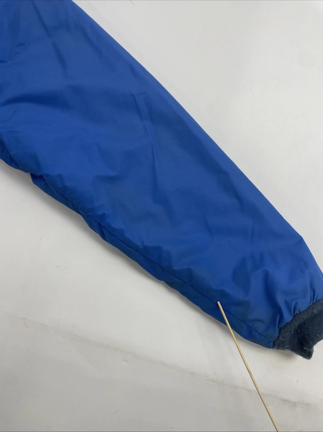 Vintage L.L. Bean Warm Up Fleece Lined Bomber Jacket Size Medium Tall Blue