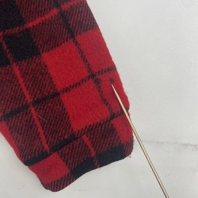 Vintage Woolrich Wool Coat Jacket Size Medium Plaid