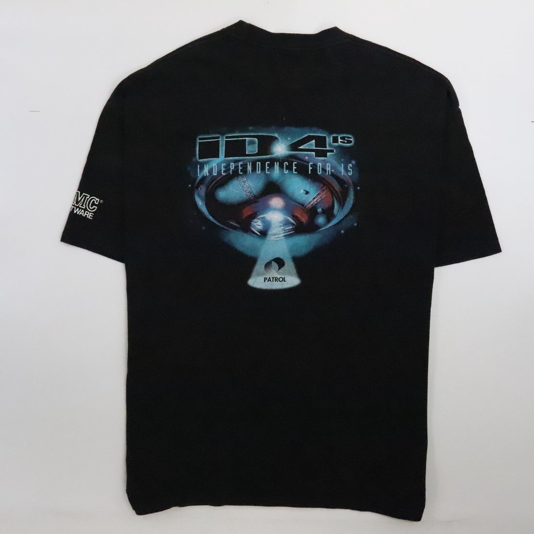 Vintage Intelligent Life Has Arrived Independence 4 ID4 Software T-Shirt XL