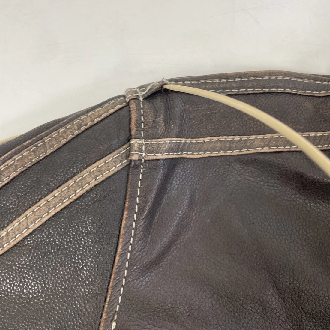 CMM Canada Leather Motorcycle Jacket Size XL Brown