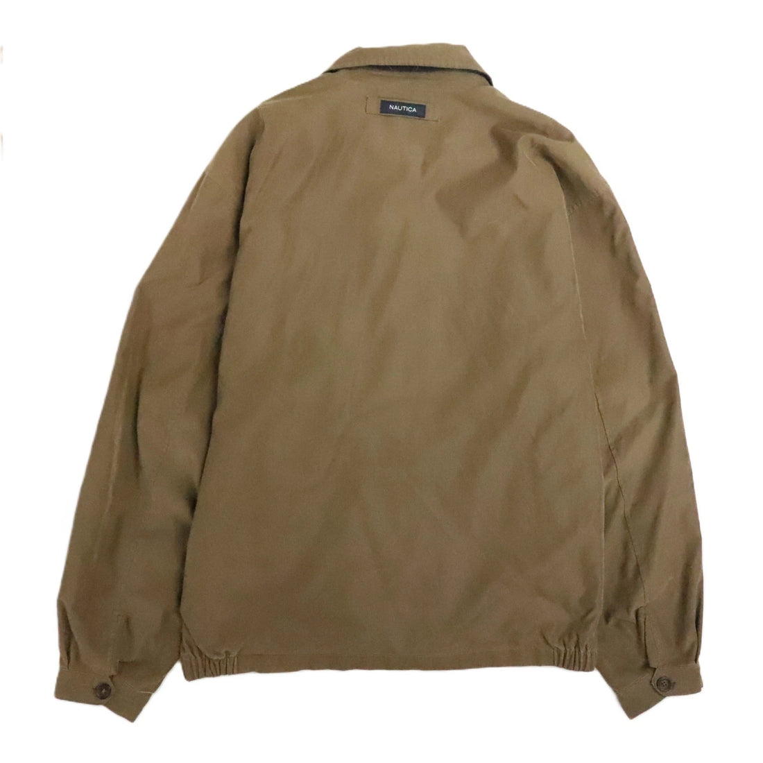 Vintage Nautica Harrington Bomber Jacket Size XL Brown