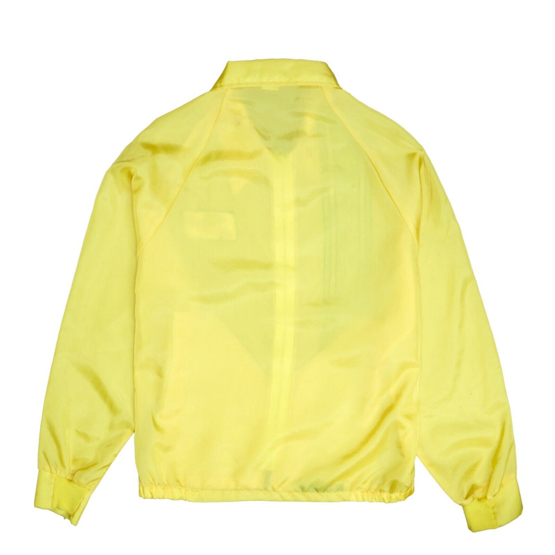 Vintage Dekals Light Racing Jacket Size Medium Yellow