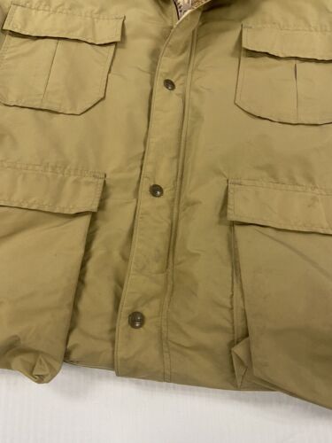 Vintage LL Bean Baxter State Parka Jacket Size Large Plaid Lined