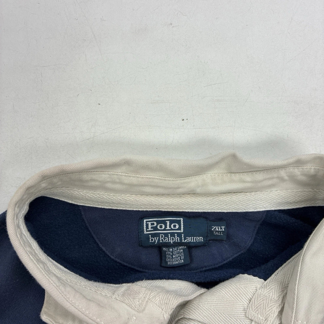 Vintage Polo Ralph Lauren Rugby Shirt Size 2XL