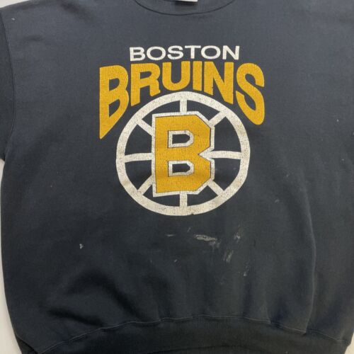 Vintage Boston Bruins Sweatshirt Crewneck Size 2XL 90s NHL