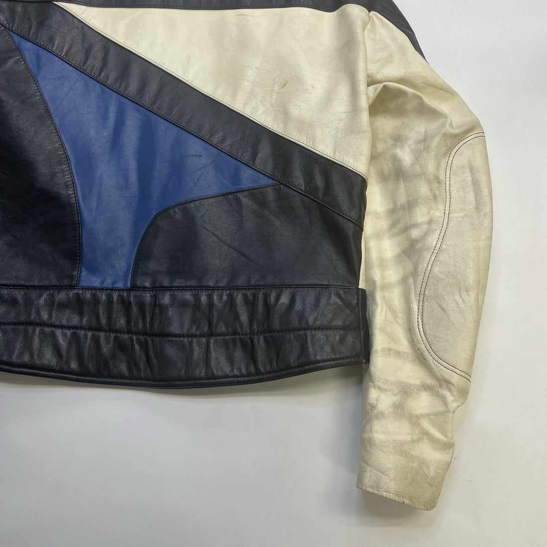 Vintage Bristol Golden Crown Leather Cafe Racer Motorcycle Jacket Size Medium