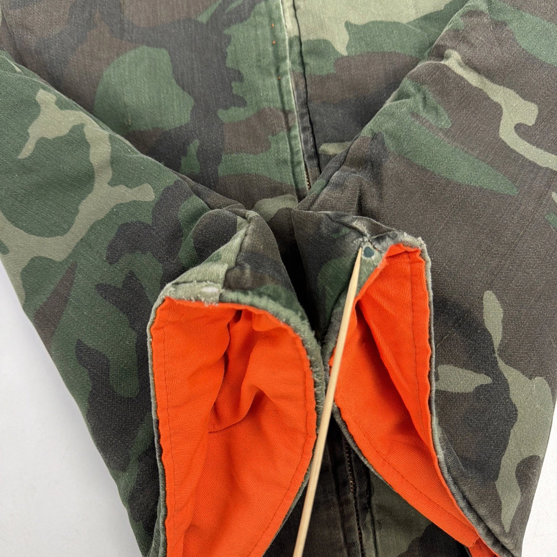 Vintage Hunting Camo Vest Jacket Size XL Reversible 50s 60s