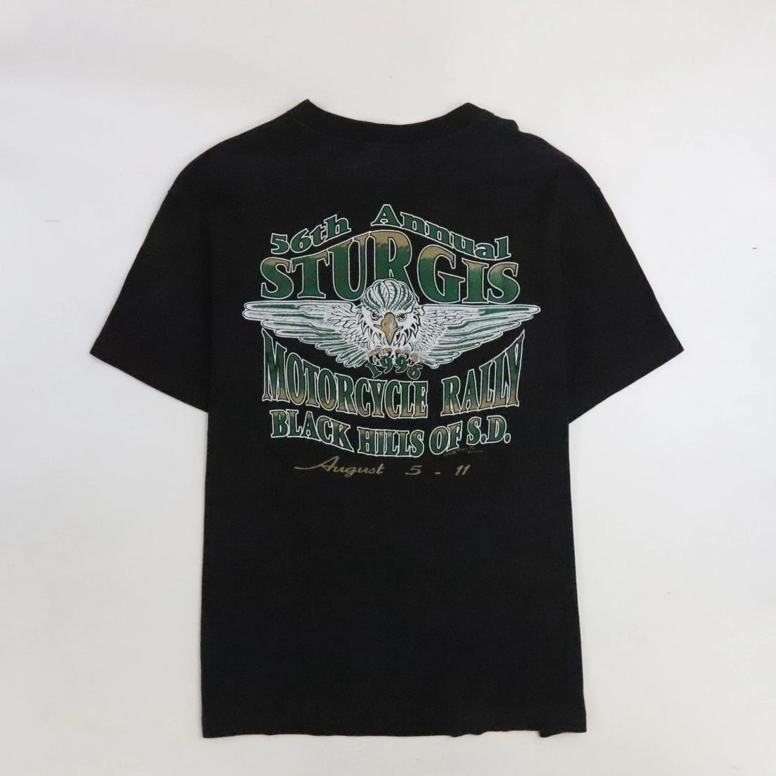 Vintage Sturgis Black Hills Motor Classic Eagle 56th Annual T-Shirt Large 90s