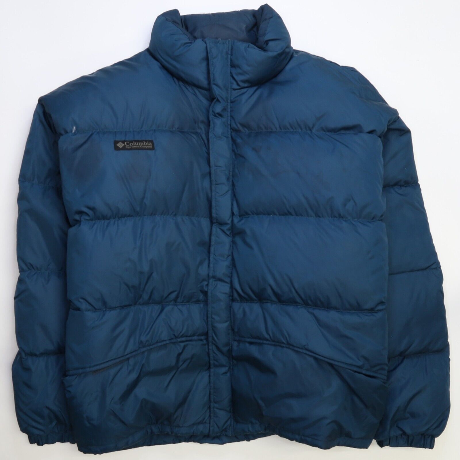 Vintage Columbia Puffer Jacket Size XL Teal Insulated – Throwback