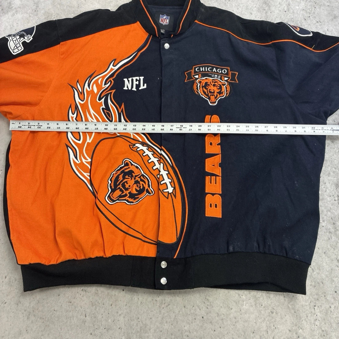 Chicago Bears Varsity Bomber Jacket Size 6XL NFL