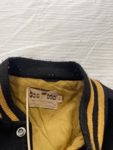 Vintage McDevitt Football Wool Varsity Jacket Size Large 1984 80s