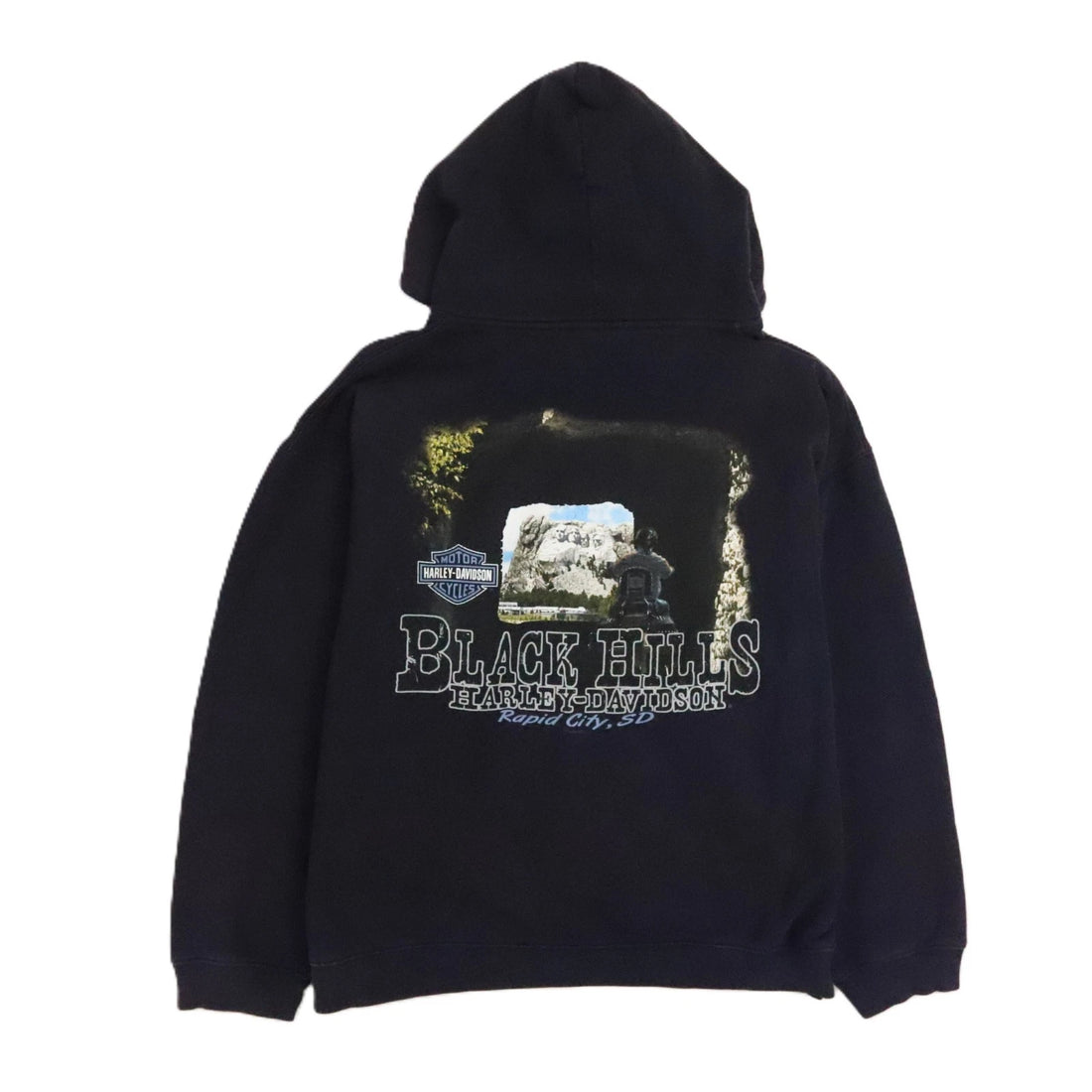 Harley Davidson Motorcycles Black Hills Sweatshirt Hoodie Size XL 2007