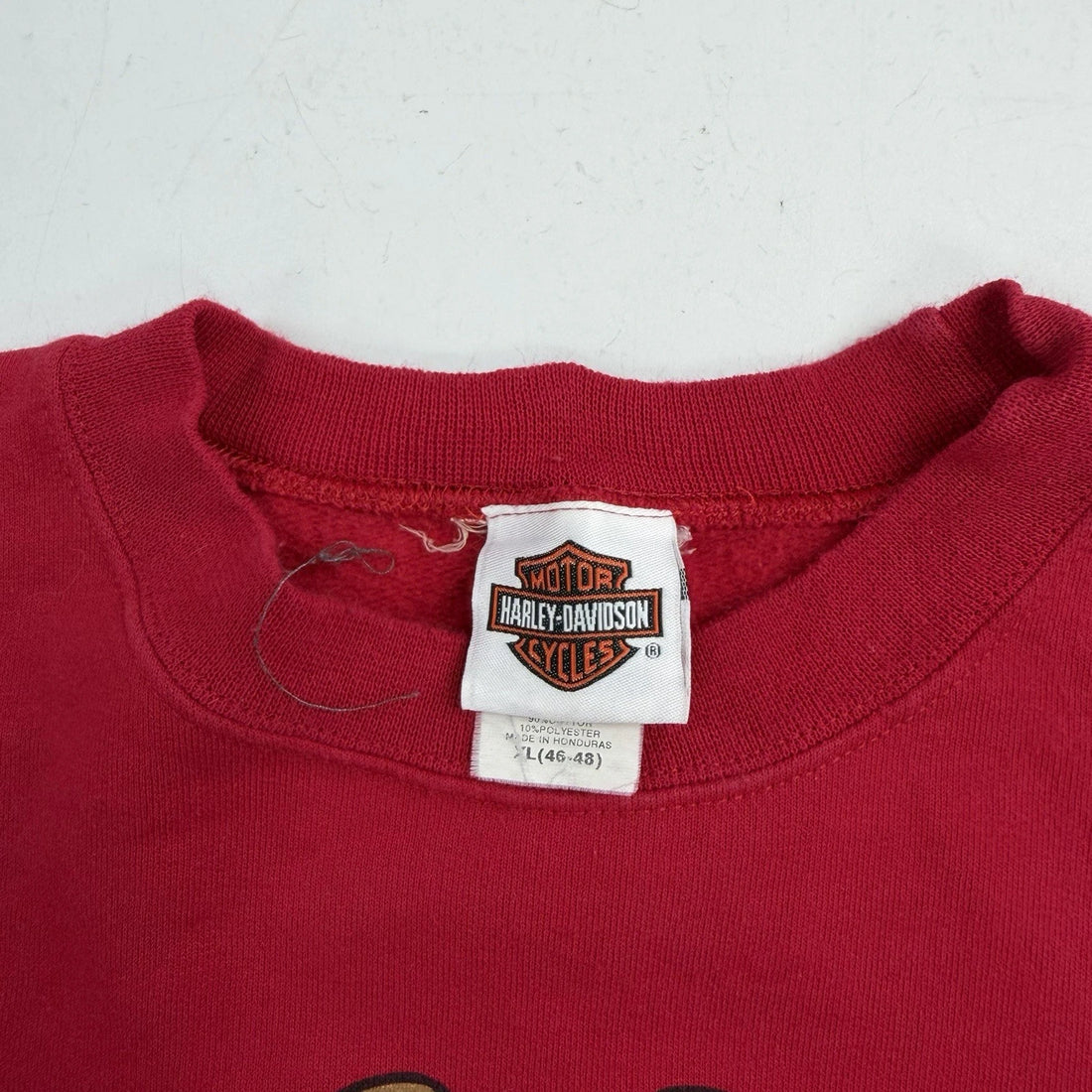 Vintage Harley Owners Group Sweatshirt Crewneck Size XL Red