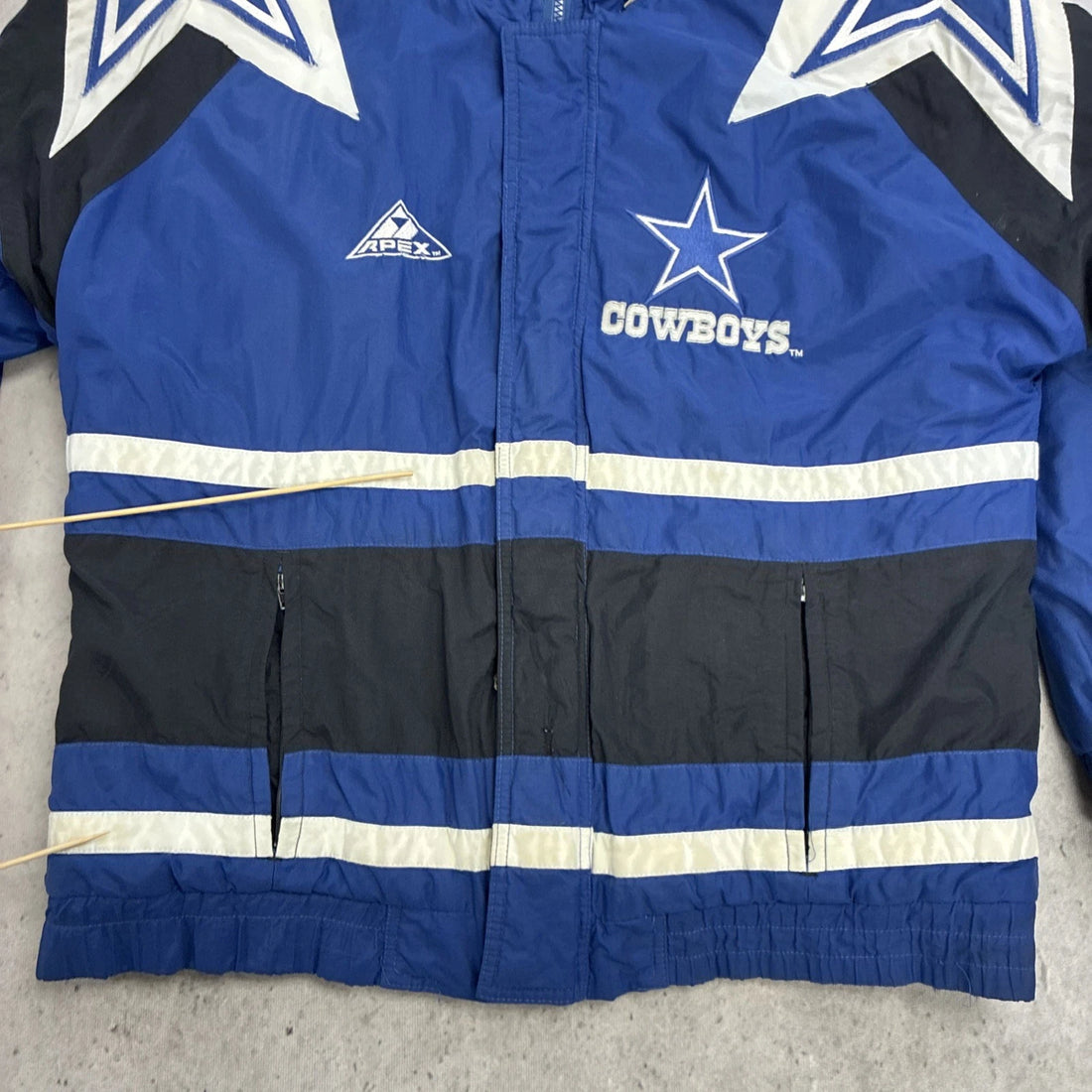 Vintage Dallas Cowboys Apex One Puffer Jacket Size Small NFL