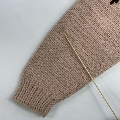 Vintage Wool Knit Cowichan Sweater Size Medium C&C Zip