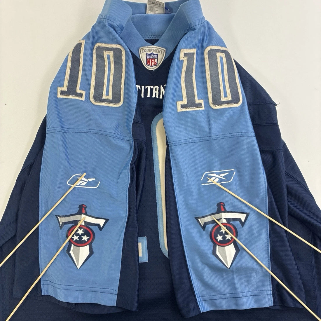 Vintage Tennessee Titans Vince Young Reebok Jersey Size Large NFL