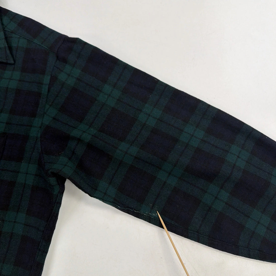 Vintage Pendleton Wool Lodge Button Up Shirt Size XL Green Plaid