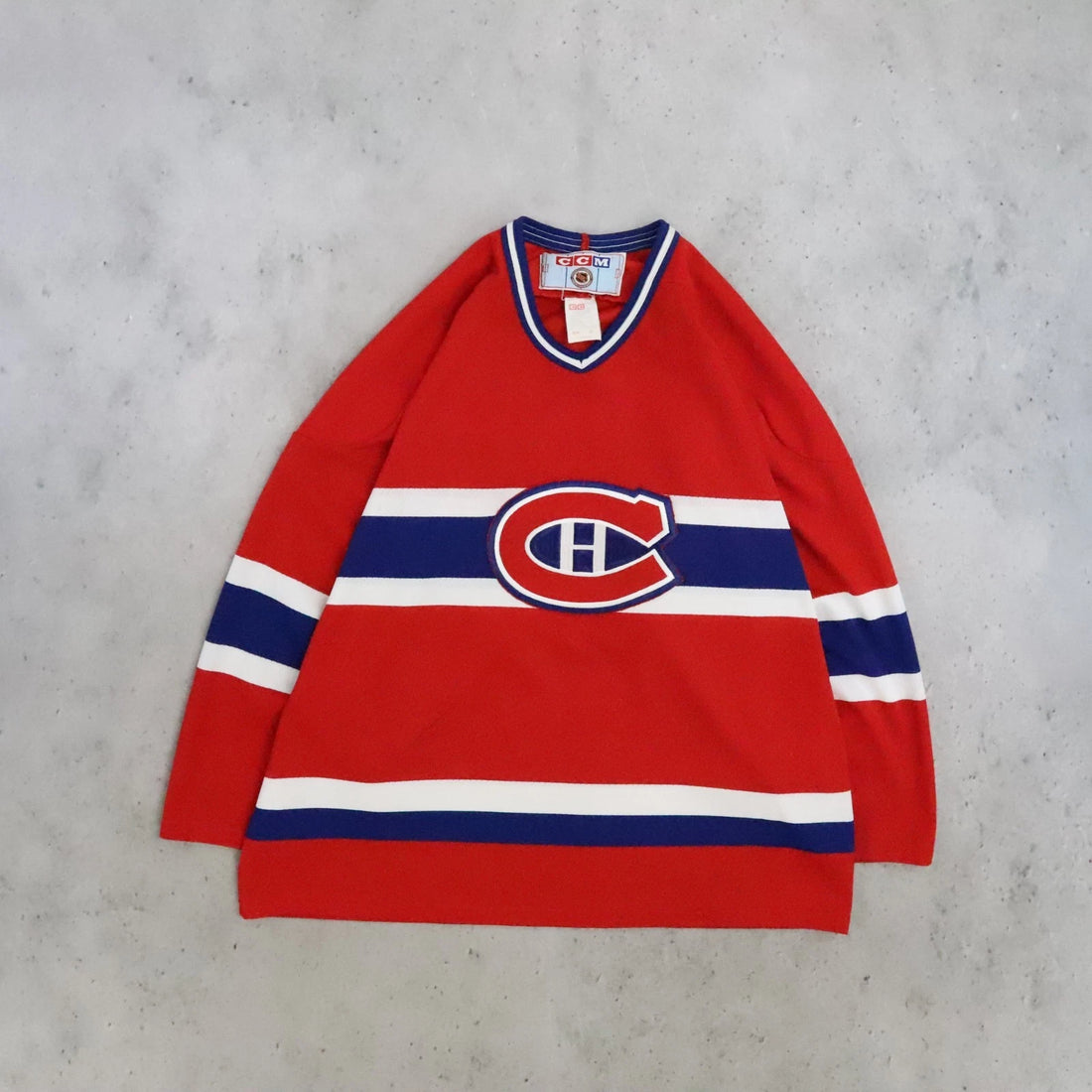 Vintage Montreal Canadiens CCM Hockey Jersey Size XL NHL