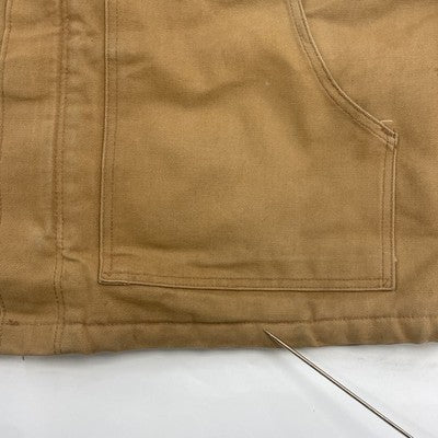 Carhartt Canvas Arctic Work Jacket Size Large Tall Brown