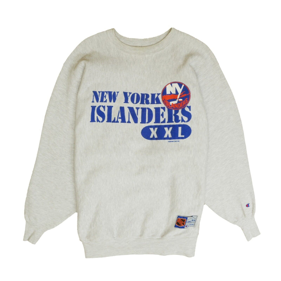 Vintage New York Islanders Champion Reverse Weave Sweatshirt Size 2XL 90s NHL