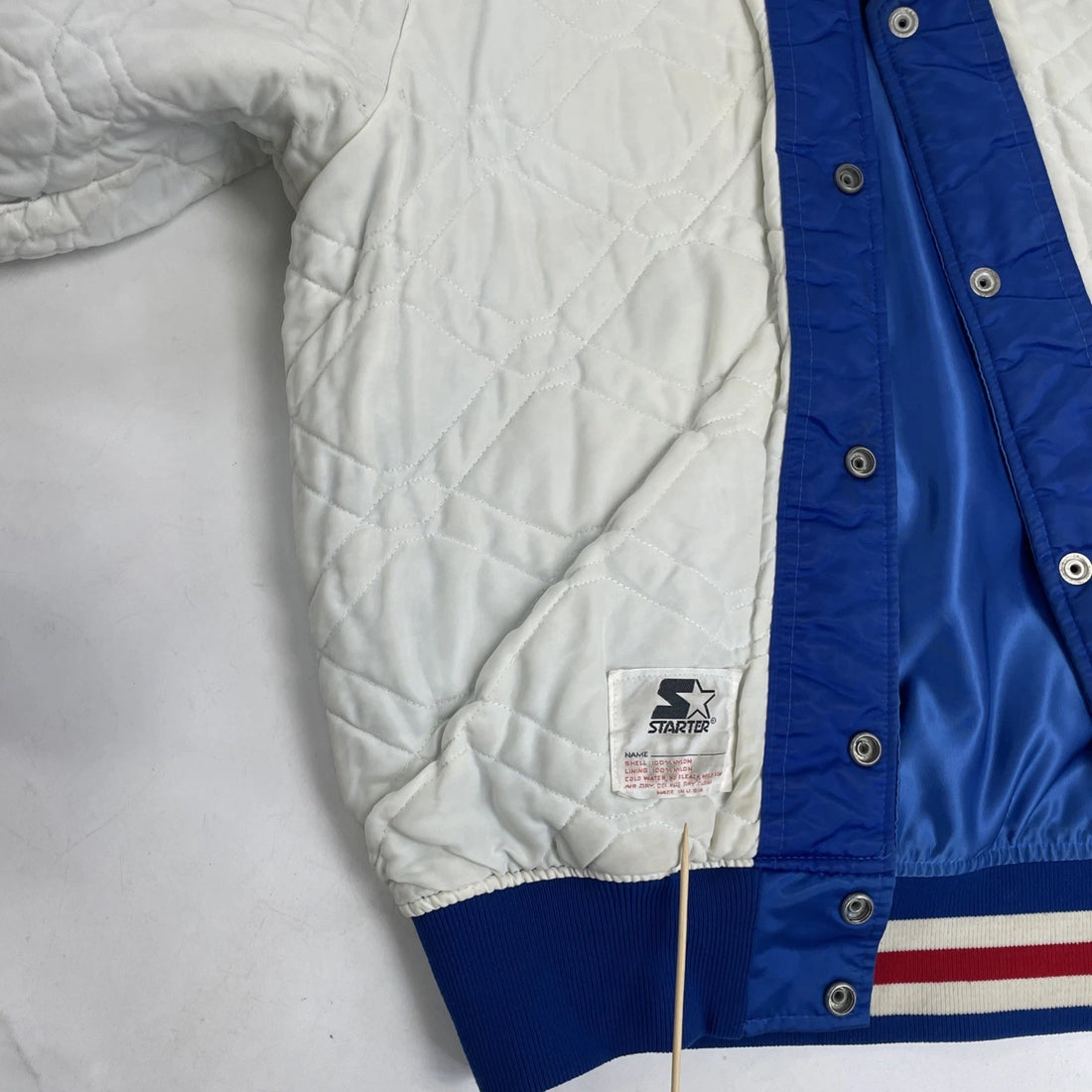 Vintage Chicago Cubs Starter Satin Bomber Jacket Size Small 80s 90s MLB