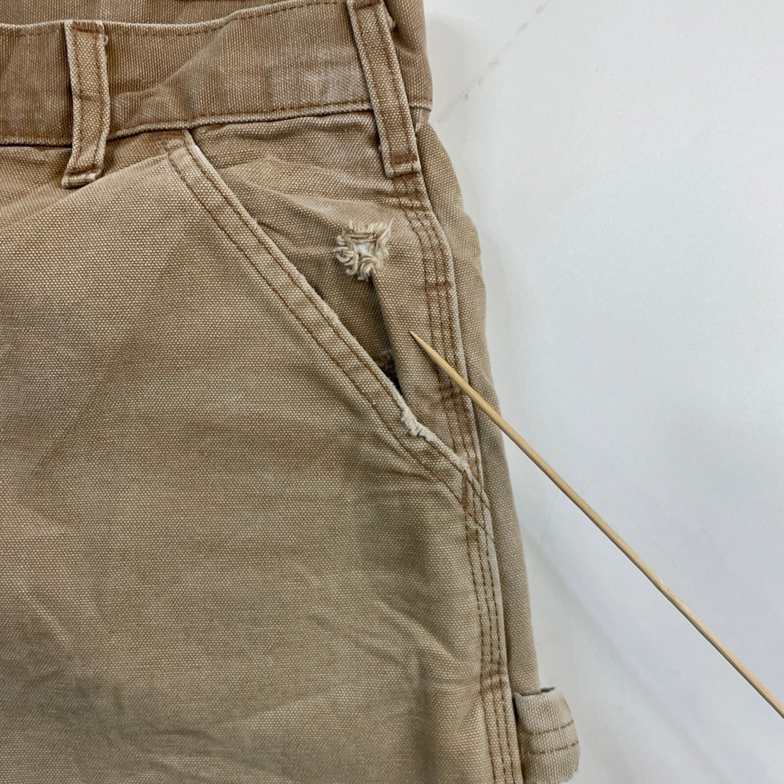 Vintage Carhartt Canvas Carpenter Work Pants Size 36 X 32 Brown