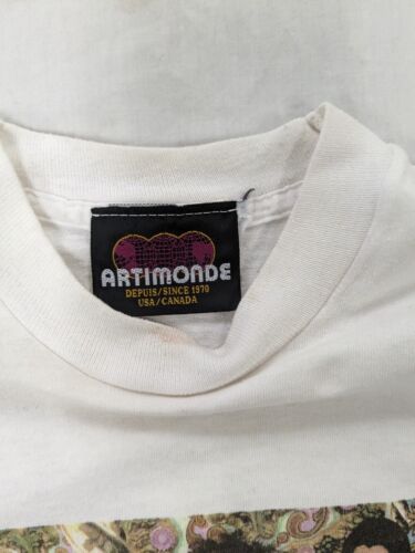 Vintage Spice Girls Artimonde T-Shirt Size Small White Pop Music