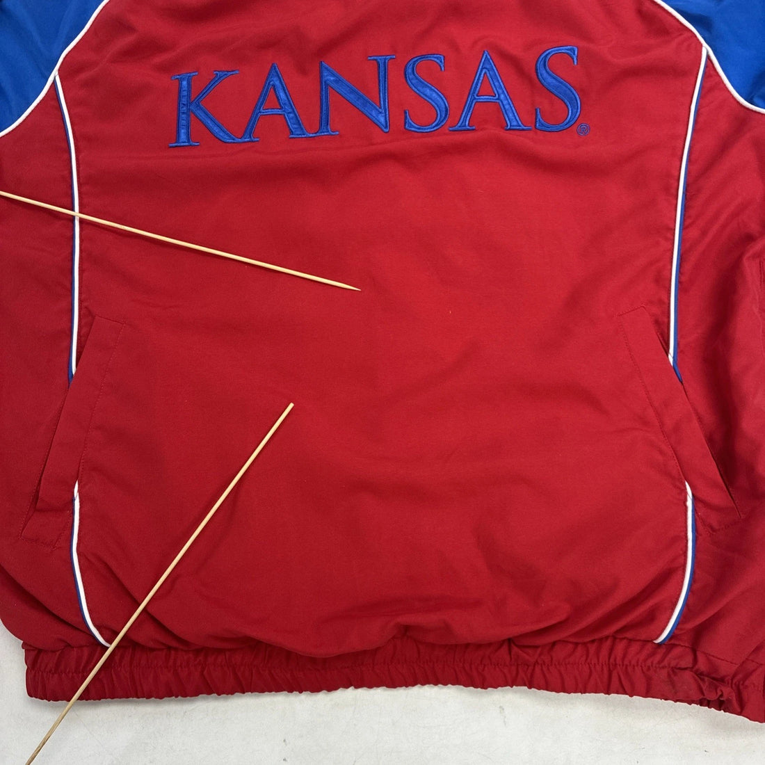 Kansas Jayhawks Pullover Light Jacket Size Large NCAA