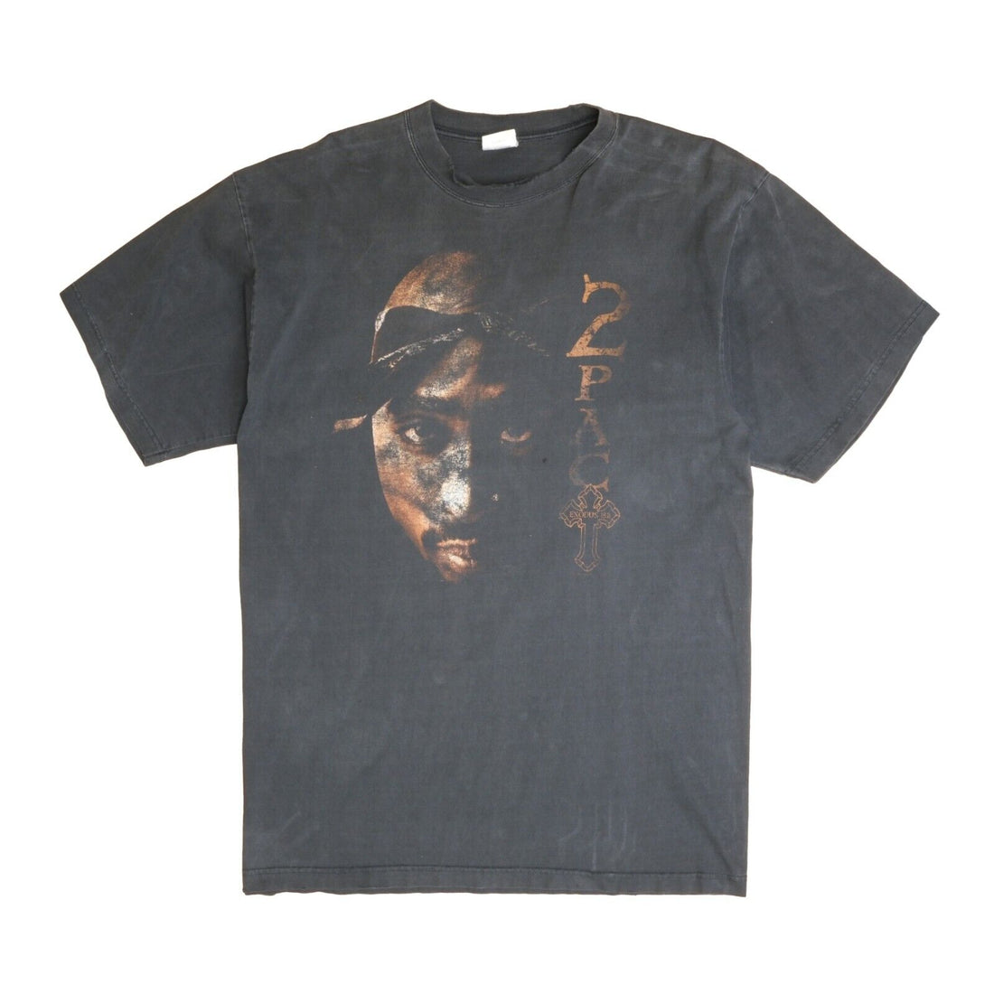 Vintage Tupac Exodus 18:11 T-Shirt Size Large 2Pac Hip Hop Rap Tee