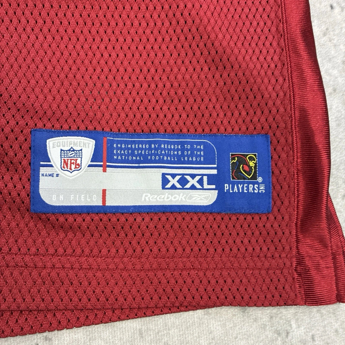 Vintage San Francisco 49ers Julian Peterson Reebok Jersey Size 2XL NFL