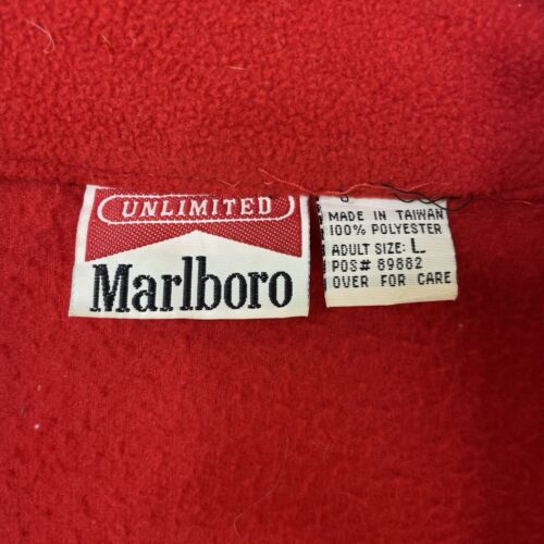 Vintage Marlboro Unlimited Fleece Jacket Size Large