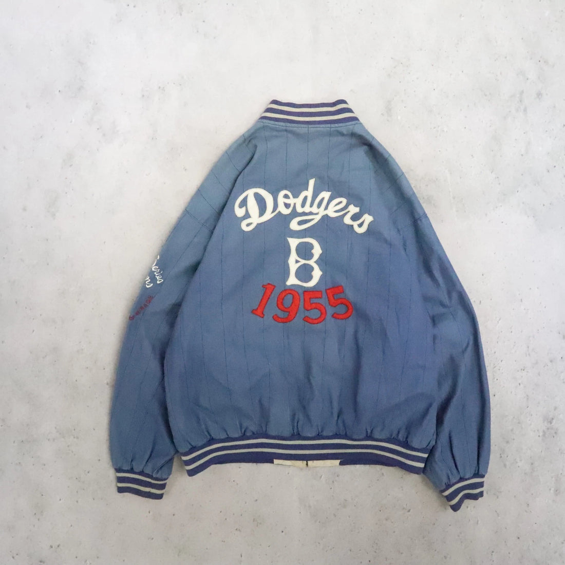 Vintage Brooklyn Dodgers Mirage Reversible Bomber Jacket Size XL MLB