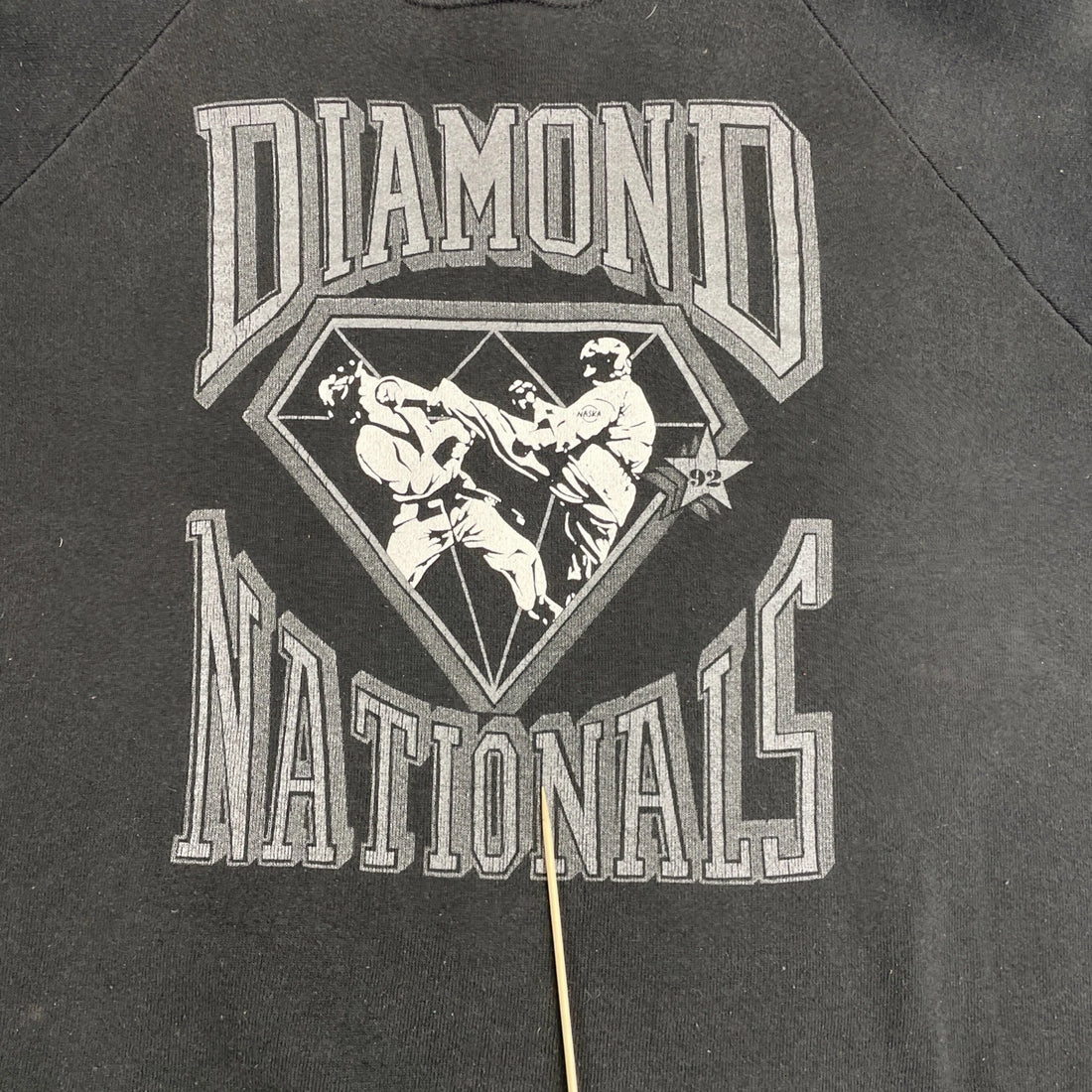 Vintage Diamond Nationals Martial Arts Crewneck Sweatshirt Size Medium 90s