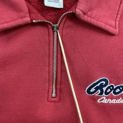 Vintage Roots Canada 1/4 Zip Pullover Sweatshirt Size Medium